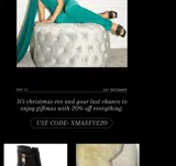 xmaseve20 coupon verification screenshot
