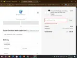 E-Optician coupon verification screenshot
