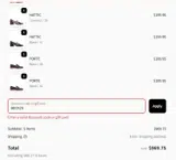 BECK20 coupon verification screenshot