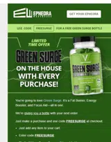 FREESURGE coupon verification screenshot