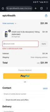 LDAY15 coupon verification screenshot