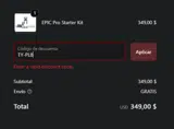 Epic Extender coupon verification screenshot