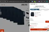 Epic Fits coupon verification screenshot