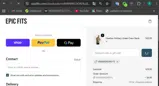 Epic Fits coupon verification screenshot