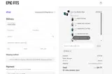 Epic Fits coupon verification screenshot