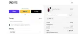 Epic Fits coupon verification screenshot