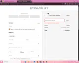 Epona Valley coupon verification screenshot