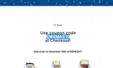EMXMAS10 coupon verification screenshot