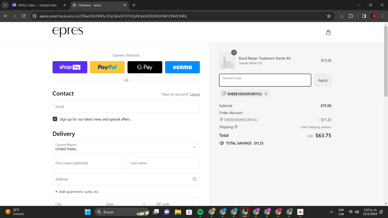how to use Epres coupons