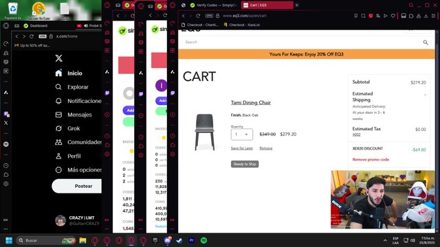 EQ3 checkout page showing EQ3 promo code box | Screenshot taken by SimplyCodes community member on Aug 25, 2025