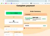 JADE20 coupon verification screenshot