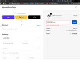 Equinez Tools coupon verification screenshot