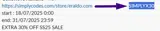 SIMPLYX30 coupon verification screenshot