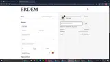ERDEMVIP coupon verification screenshot