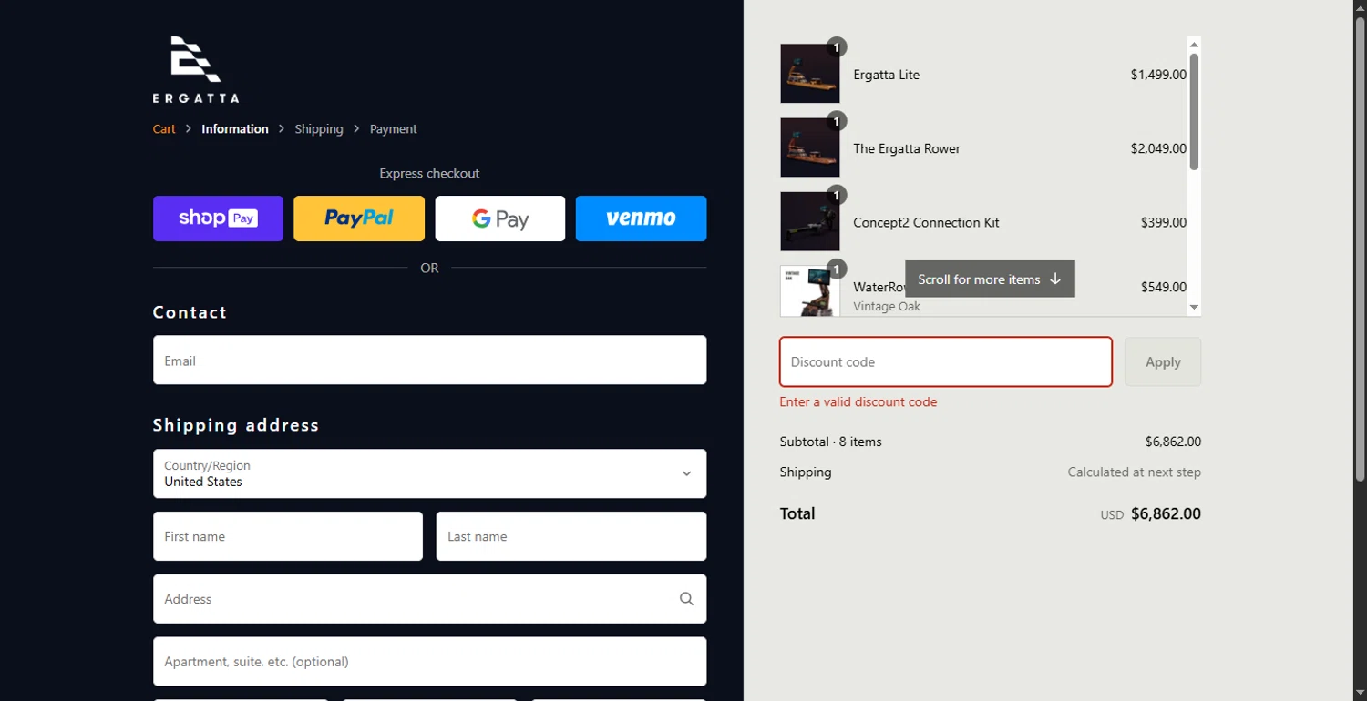 Ergatta promo code screenshot showing code FLASH100 applied at Ergatta checkout page. Uploaded by SimplyCodes community member RewardLion6202 on Jun 20, 2025