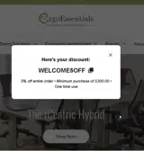 WELCOME5OFF coupon verification screenshot