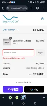 40matt coupon verification screenshot