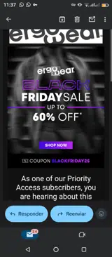 Blackfriday25 coupon verification screenshot