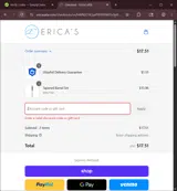 Erica's ATA coupon verification screenshot