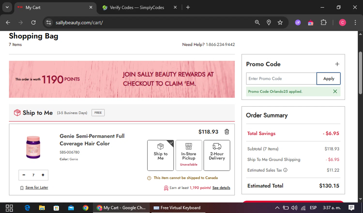 Escape Hunt discount code screenshot showing code REETH applied at Escape Hunt checkout page. Uploaded by SimplyCodes community member ricardokaka7 on May 21, 2025