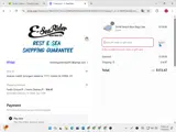 E-SeaRider coupon verification screenshot