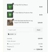 NEW5 coupon verification screenshot