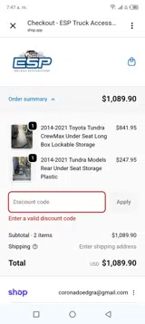 HONOR25 coupon verification screenshot
