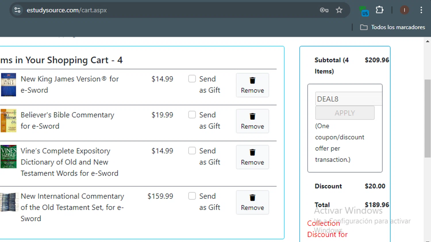 how to use Estudysource coupons