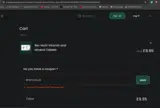BFSPECIAL20 coupon verification screenshot