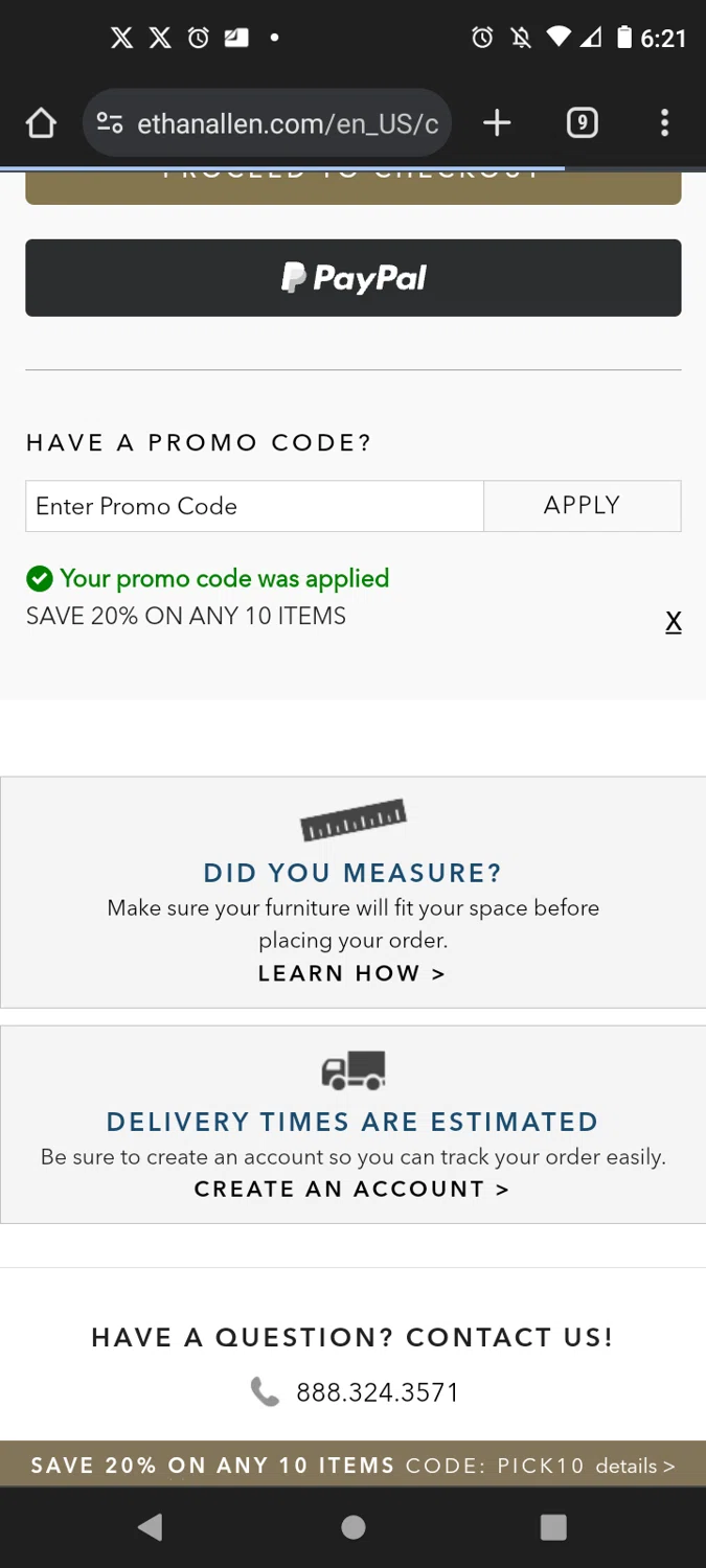 Ethan Allen Promo Codes – 20% Off | June 2024