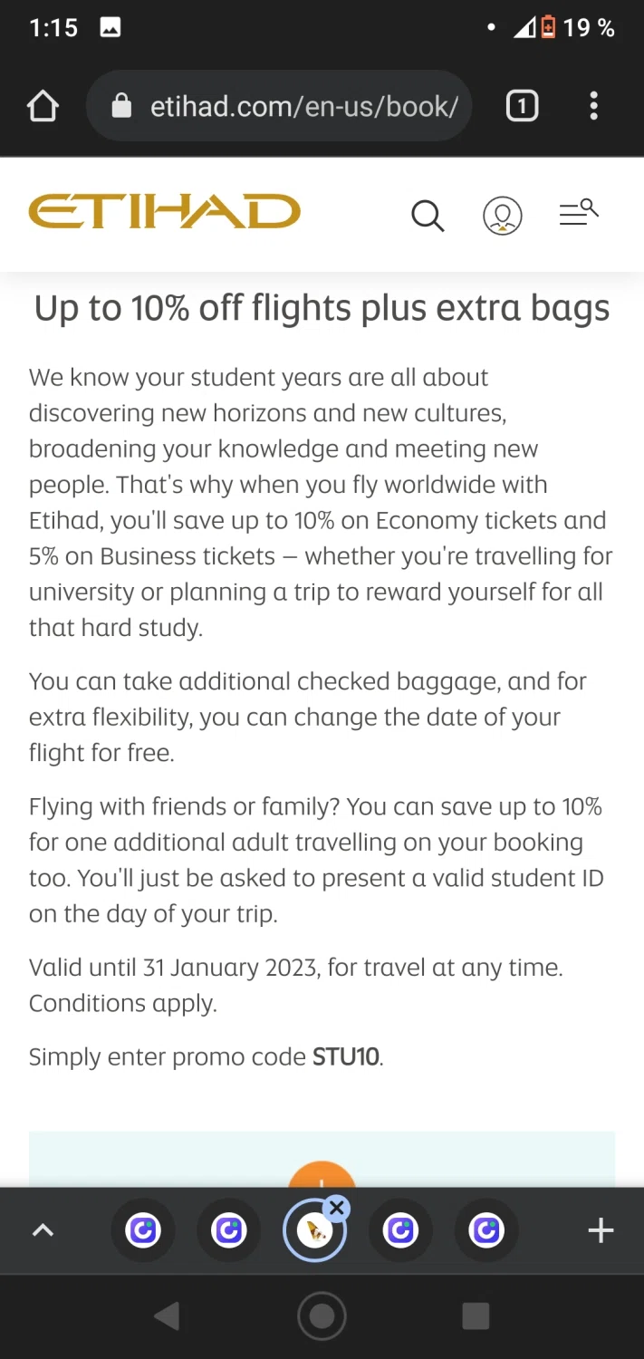 Etihad Airways Promo Codes 20 Off July 2024