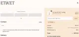 Etiket coupon verification screenshot