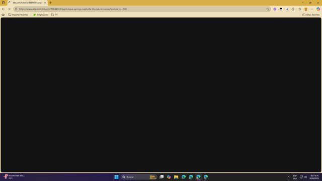 Etix checkout page showing Etix promo code box | Screenshot taken by SimplyCodes community member on Aug 10, 2025