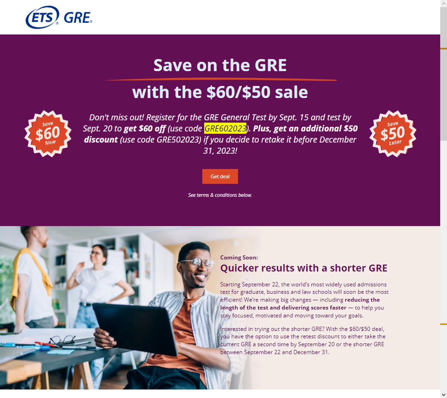 how to use ETS coupons
