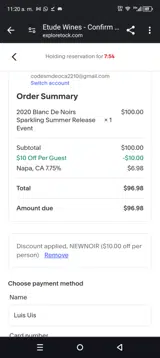 NEWNOIR coupon verification screenshot