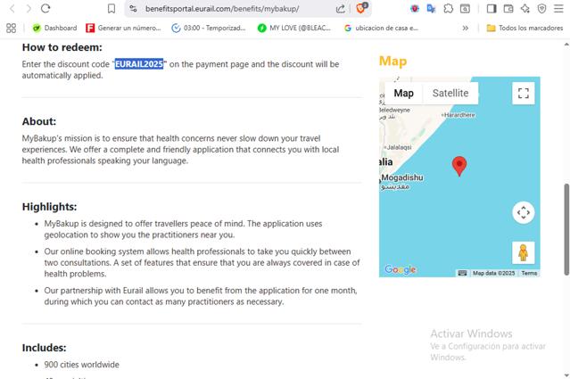 Eurail checkout page showing Eurail discount code box | Screenshot taken by SimplyCodes community member on Sep 14, 2025