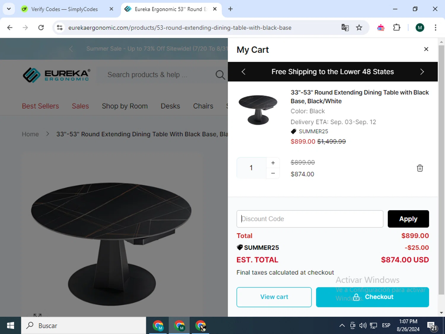 how to use Eureka Ergonomic coupons