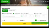 Europcar coupon verification screenshot