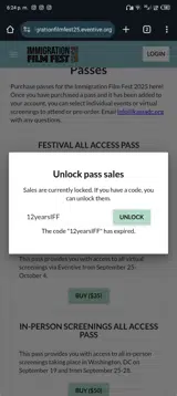 12yearsIFF coupon verification screenshot