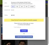 G20 coupon verification screenshot