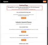 earlybird25 coupon verification screenshot
