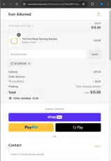 GOLDROSE coupon verification screenshot