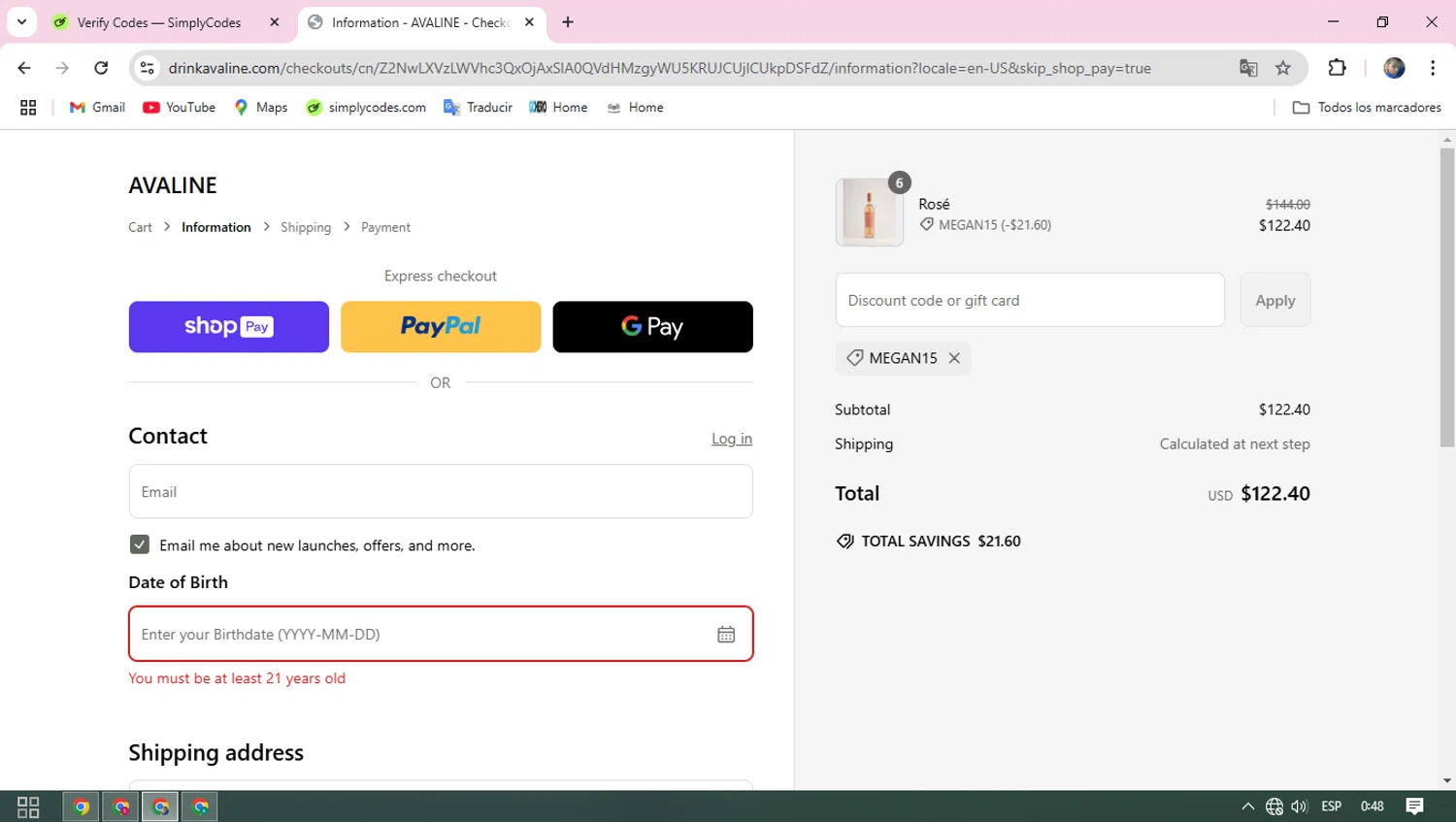 Everfit Software checkout page showing Everfit Software promo code box | Screenshot taken by SimplyCodes community member on Mar 12, 2025