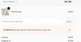 6CTM5GV6 coupon verification screenshot