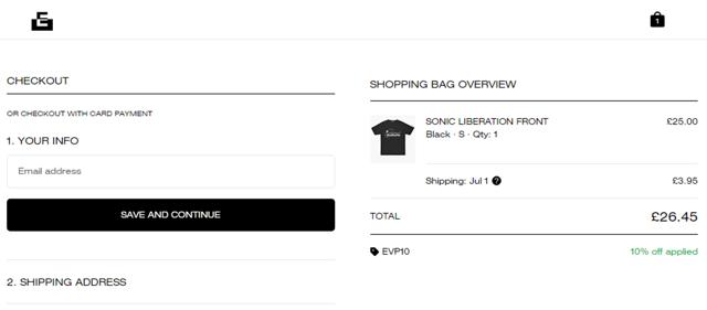 Everpress checkout page showing Everpress discount code box | Screenshot taken by SimplyCodes community member on May 29, 2024