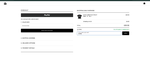 Everpress checkout page showing Everpress discount code box | Screenshot taken by SimplyCodes community member on Jan 4, 2025