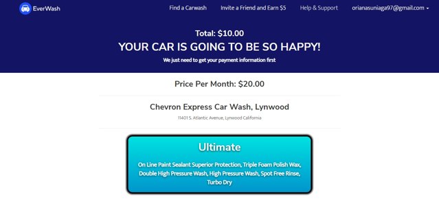 EverWash checkout page showing EverWash promo code box | Screenshot taken by SimplyCodes community member on May 14, 2022