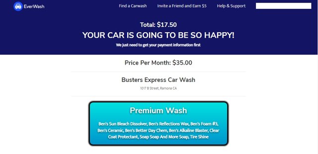 EverWash checkout page showing EverWash promo code box | Screenshot taken by SimplyCodes community member on Apr 15, 2022