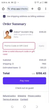 20HUW51 coupon verification screenshot