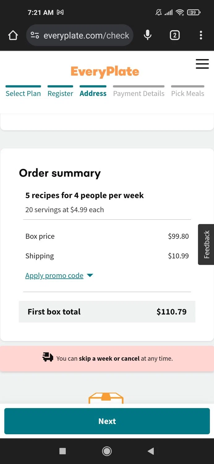 EveryPlate Promo Codes 70 Off April 2024